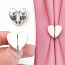 Heart-Shaped Magnetic Curtain Buckle