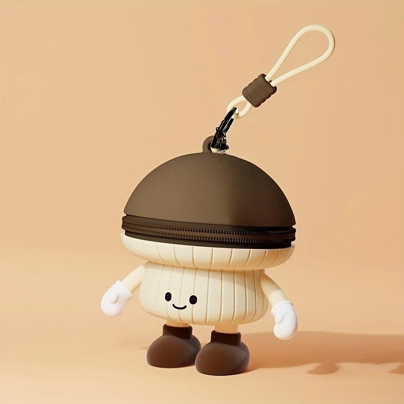 Cute Mushroom Coin Pouch