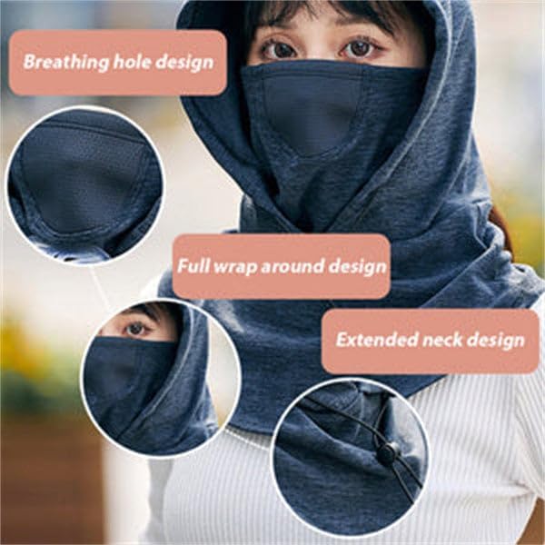 Adjustable Unisex Cold Neck Warmer