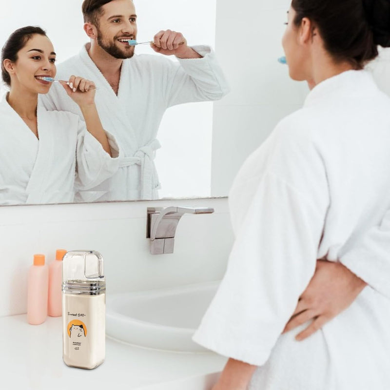 3 in 1 Mouthwash Toothbrush Holder