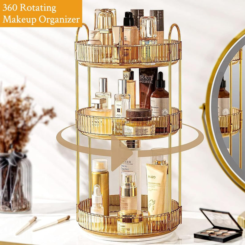 360° Golden Glow Vanity Organizer