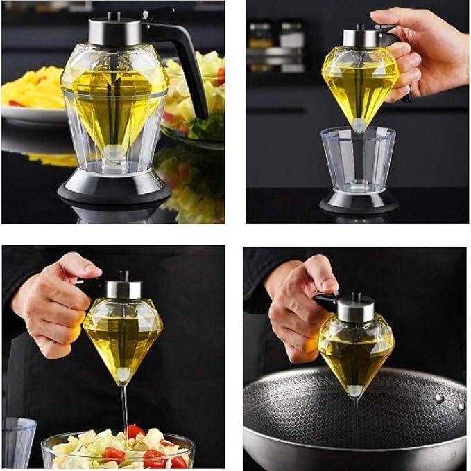 Diamond Shape Oil & Honey Dispenser