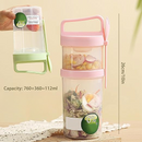 2 Tier Food Jars with Lid Fork