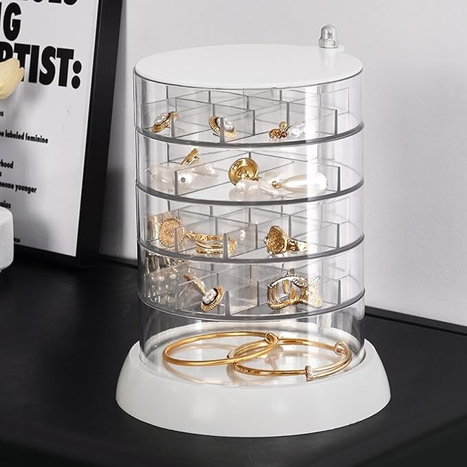 Smart Swivel Jewelry Organizer Tower
