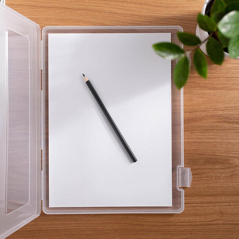 A4 Clear File Storage Box