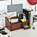 Classic Wooden Desk Organizer