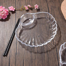 Shell shaped dumpling plate