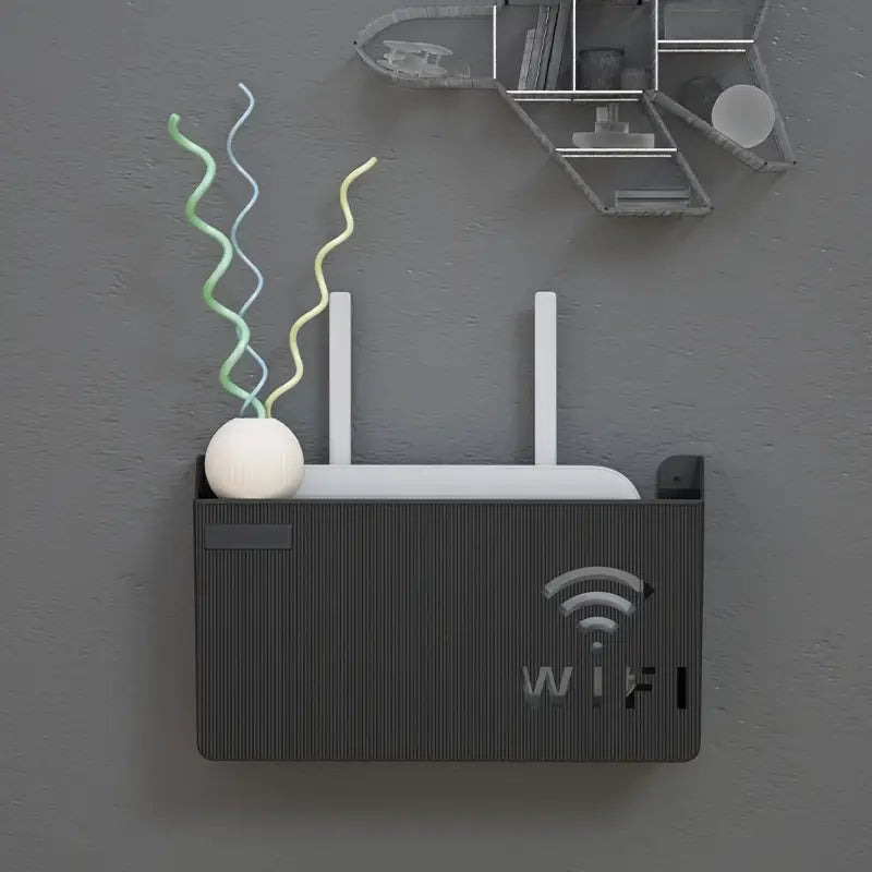 Clean Space Wi-Fi Router Holder