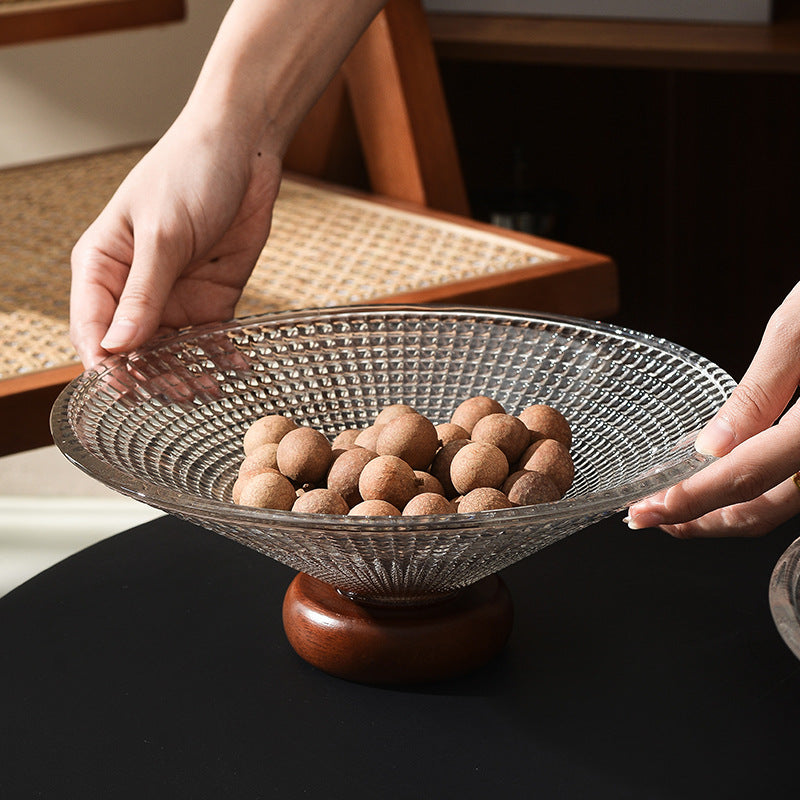 Elegance Glass Fruit Tray