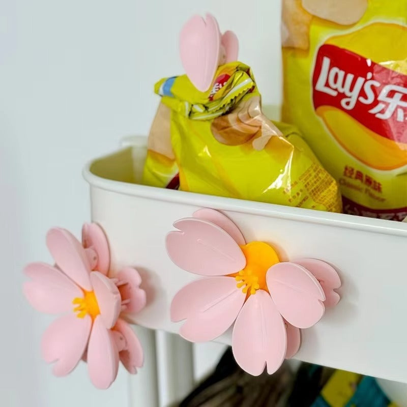 Cherry Blossom Fridge Magnet Seal Clip