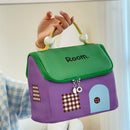 Cute Little House Design Make up Bag