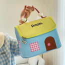 Cute Little House Design Make up Bag