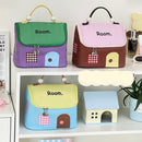 Cute Little House Design Make up Bag