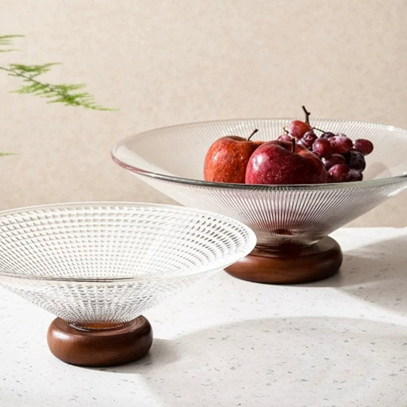 Elegance Glass Fruit Tray