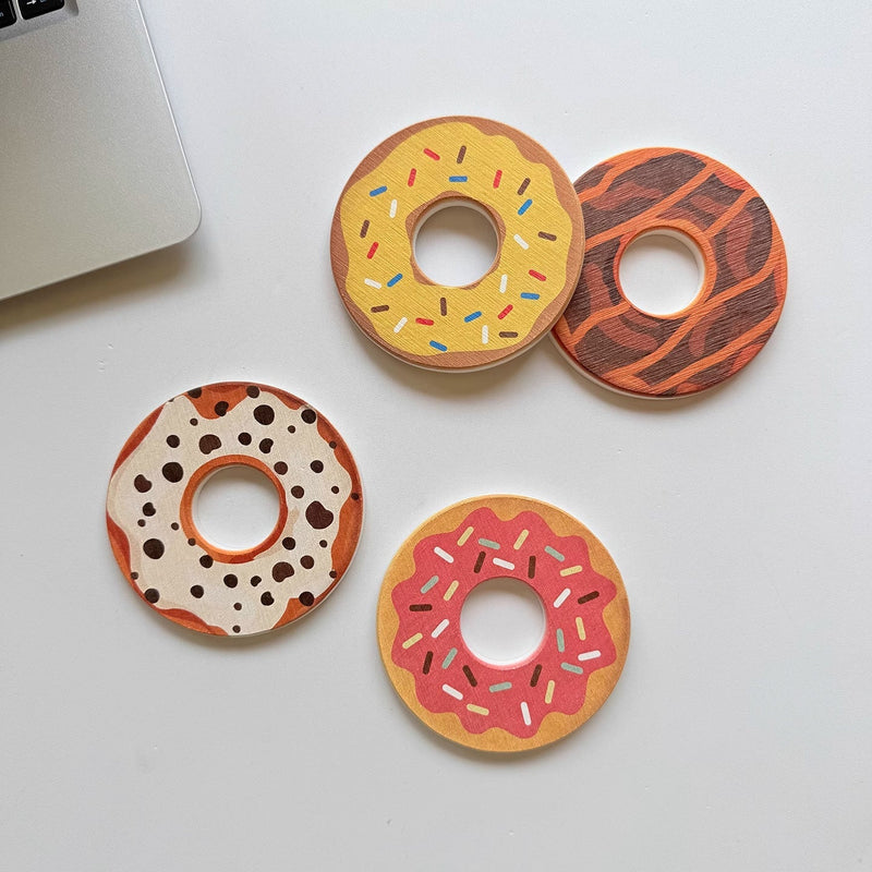 Cute Donut Shape Desk Coaster