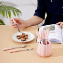 Elegant Fruit Fork & Spoon Set