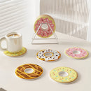 Cute Donut Shape Desk Coaster