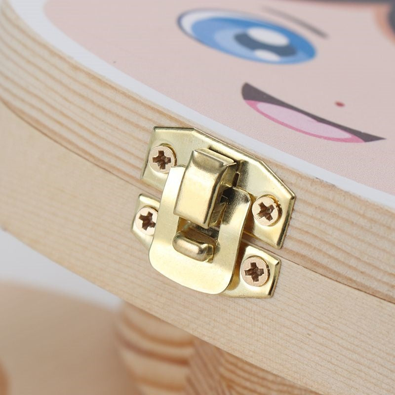 Baby Tooth Fairy Keepsake Wooden Box