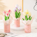 Blush Bloom Tulip Small Flower Bag