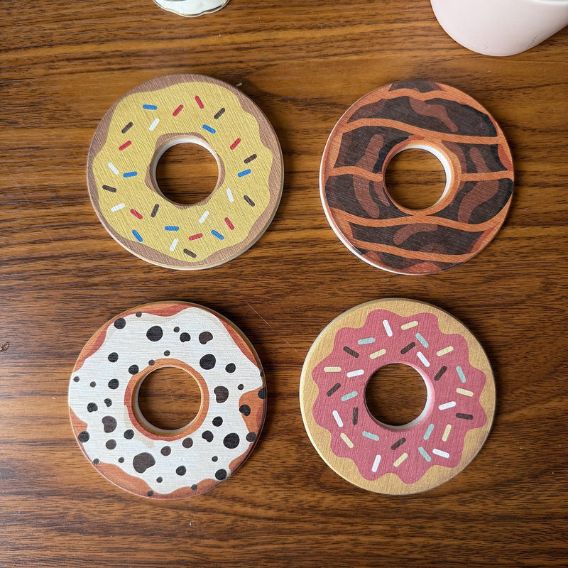 Cute Donut Shape Desk Coaster