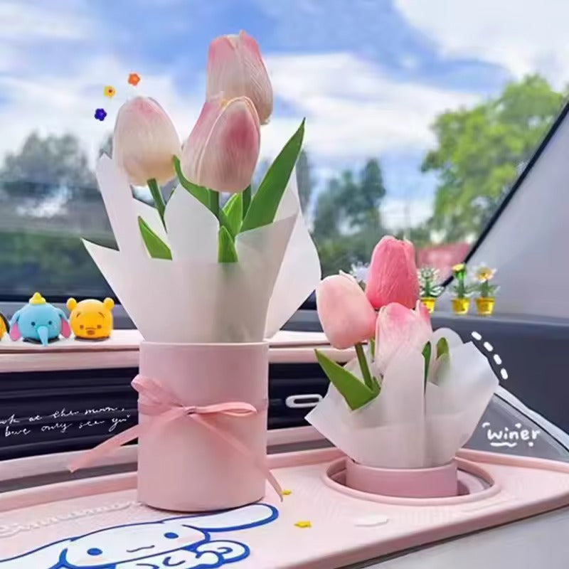 Blush Bloom Tulip Small Flower Bag