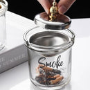 Classic Glass Smoking Ash Jar