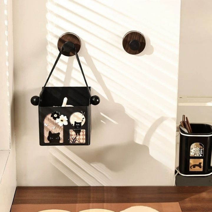 Cute Cat Face Basket Bin