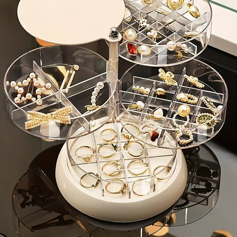 Smart Swivel Jewelry Organizer Tower