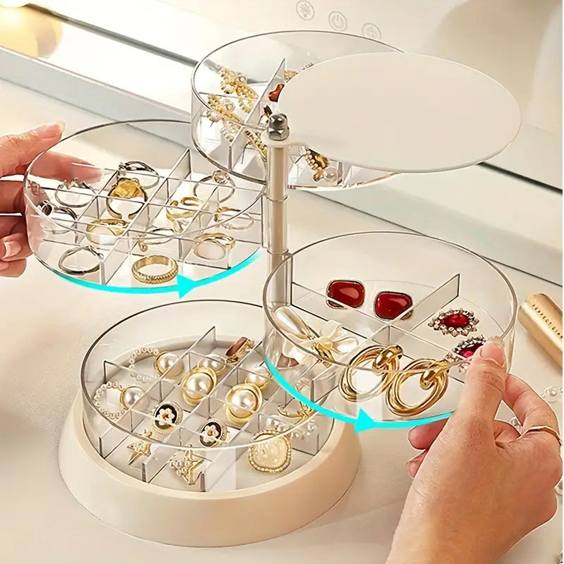 Smart Swivel Jewelry Organizer Tower