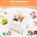 2-in-1 Kids Learning Walker & Play Shopping Cart