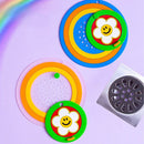 Cute Smiley Flower Drain Filter
